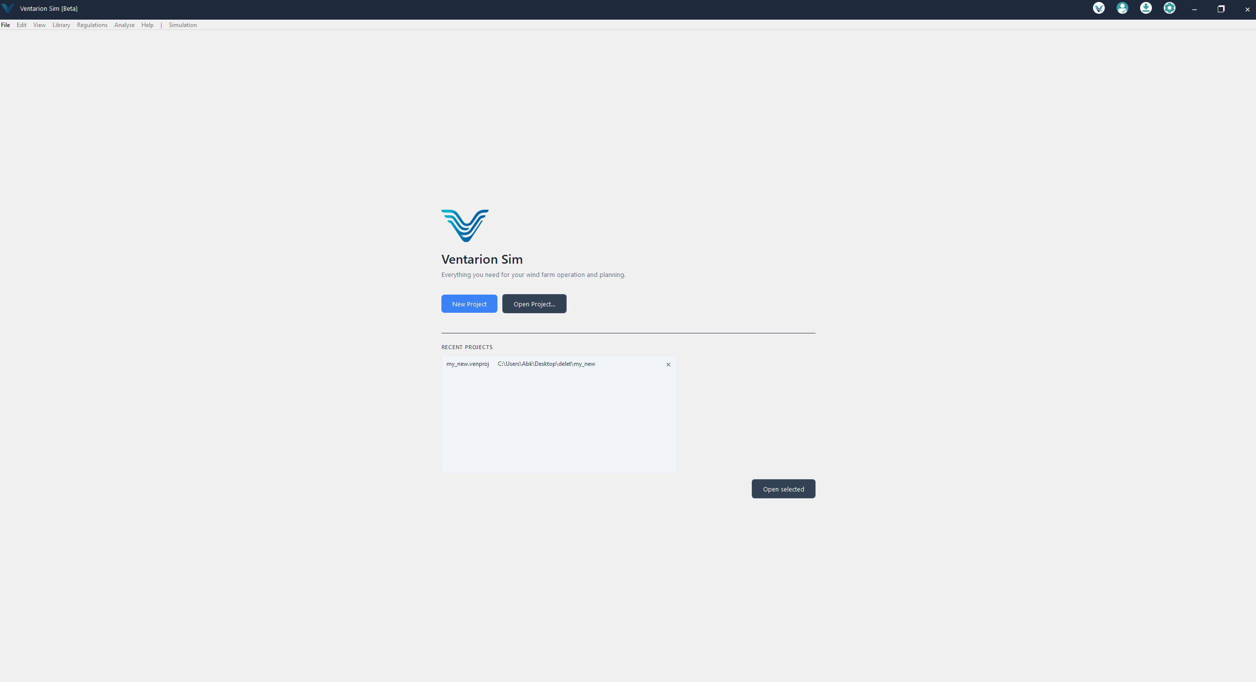Ventarion login, work offline